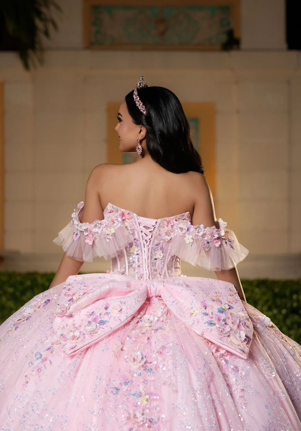 Dress Carolina Quinceañera Dress, color Pink